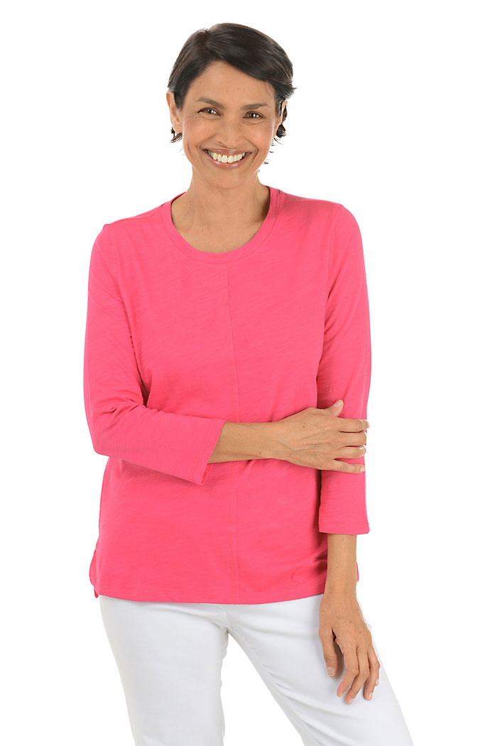 Charlie B Organic Cotton Slub 3/4 Slv