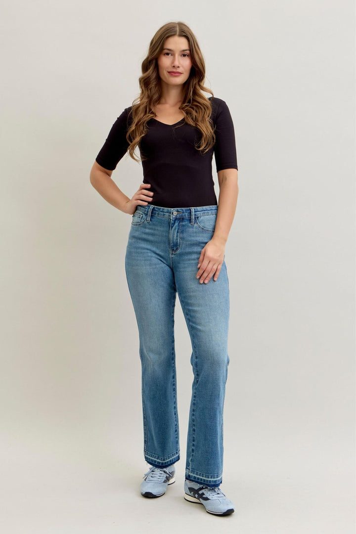 Judy Blue Release Hem Bootcut Jean