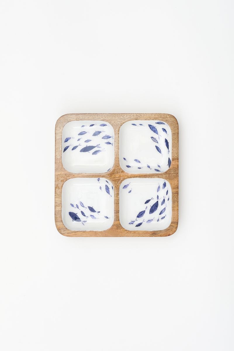 4 Section Fish Tray