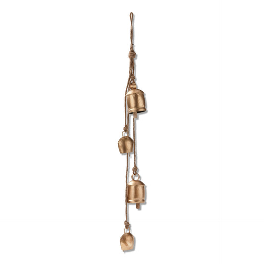 Antique Bells & Jute Rope Swag