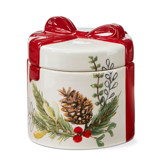 Mistletoe & Holly Candy Jar