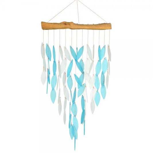 Delux Blue Waterfall glass chime