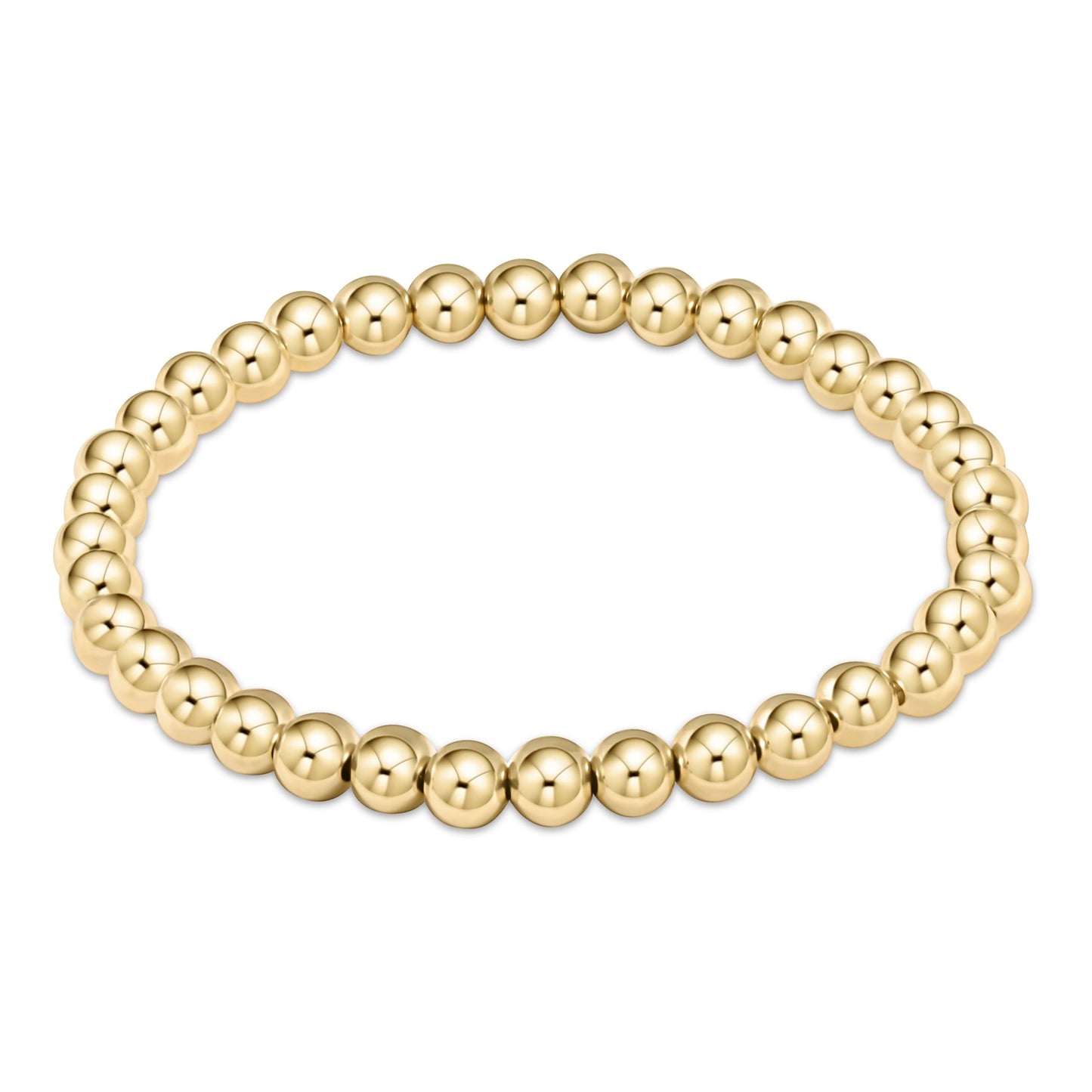 E Newton EXT Classic Gold 5mm Bead Bracelet