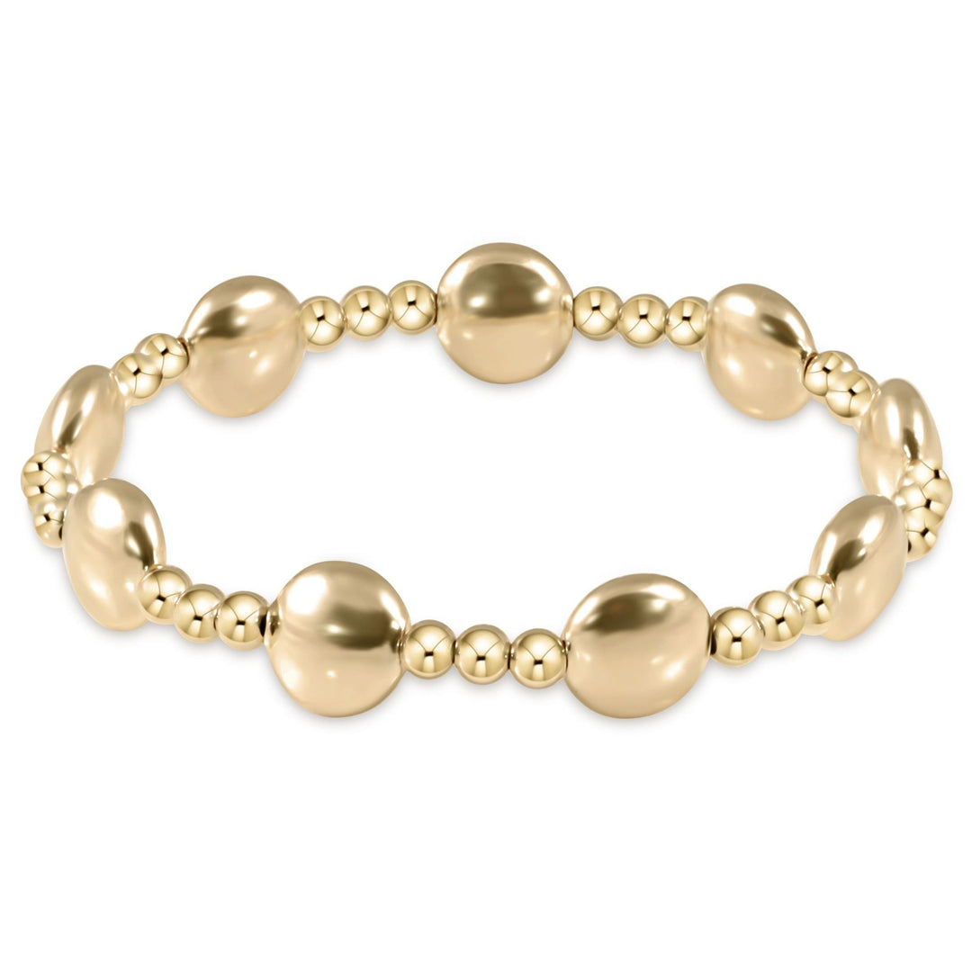 E Newton Honest Sincerity Gold 10mm Bracelet