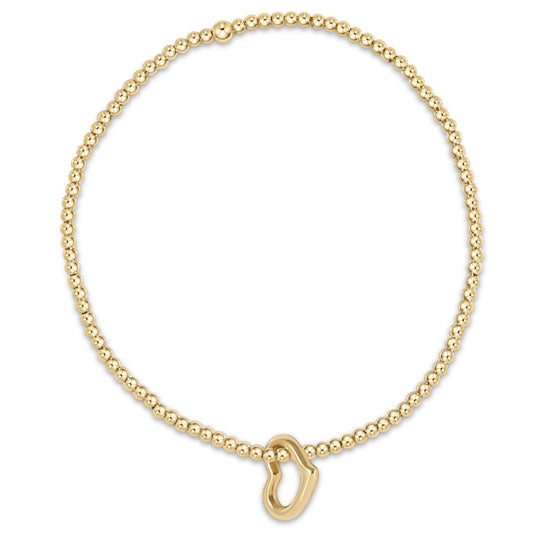 E Newton EXT Classic Gold 2.5mm Bead Bracelet