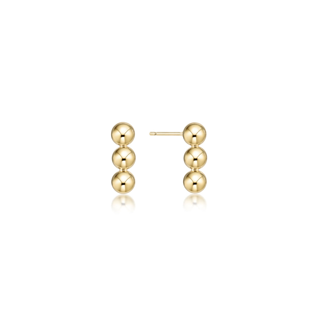 E Newton Joy Stud Gold 4mm