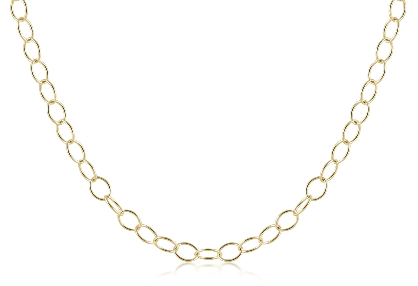 E Newton Choker Enchant Chain Gold 17"