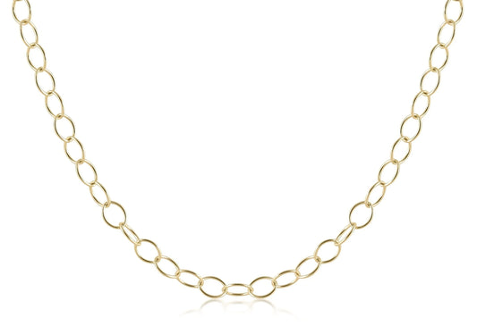 E Newton Choker Enchant Chain Gold 17"