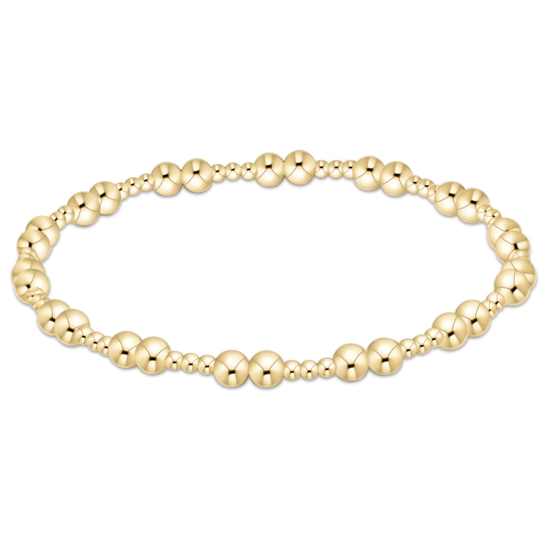 E Newton Together Gold 3mm Bracelet