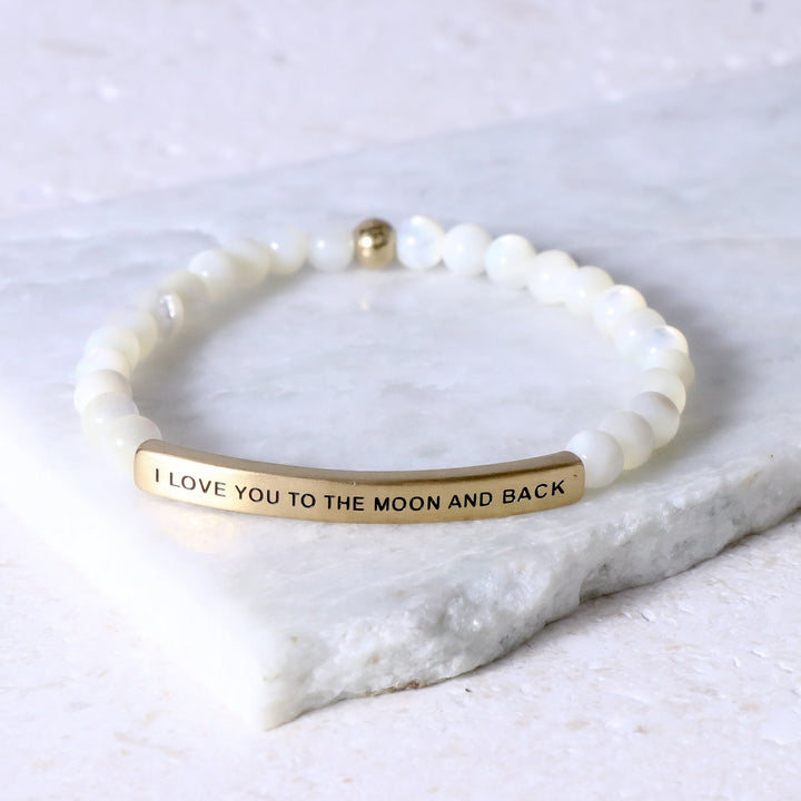Inspiration Bracelet I love you to the moon and back!