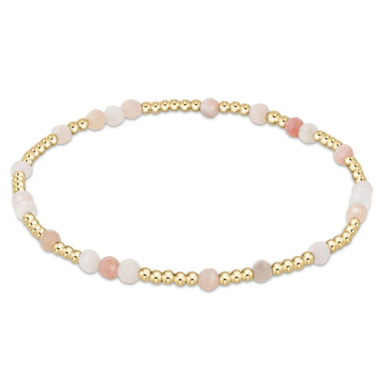 E Newton Hope Unwritten Gemstone Bracelet Pink Opal