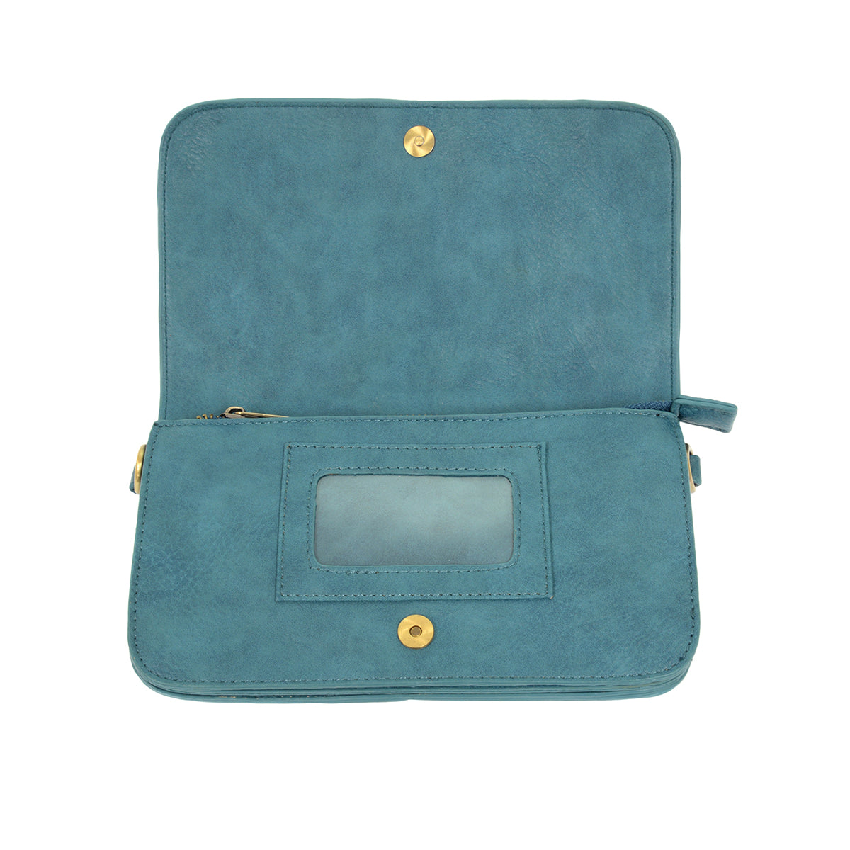 Joy Mia Multi Pocket Crossbody Clutch