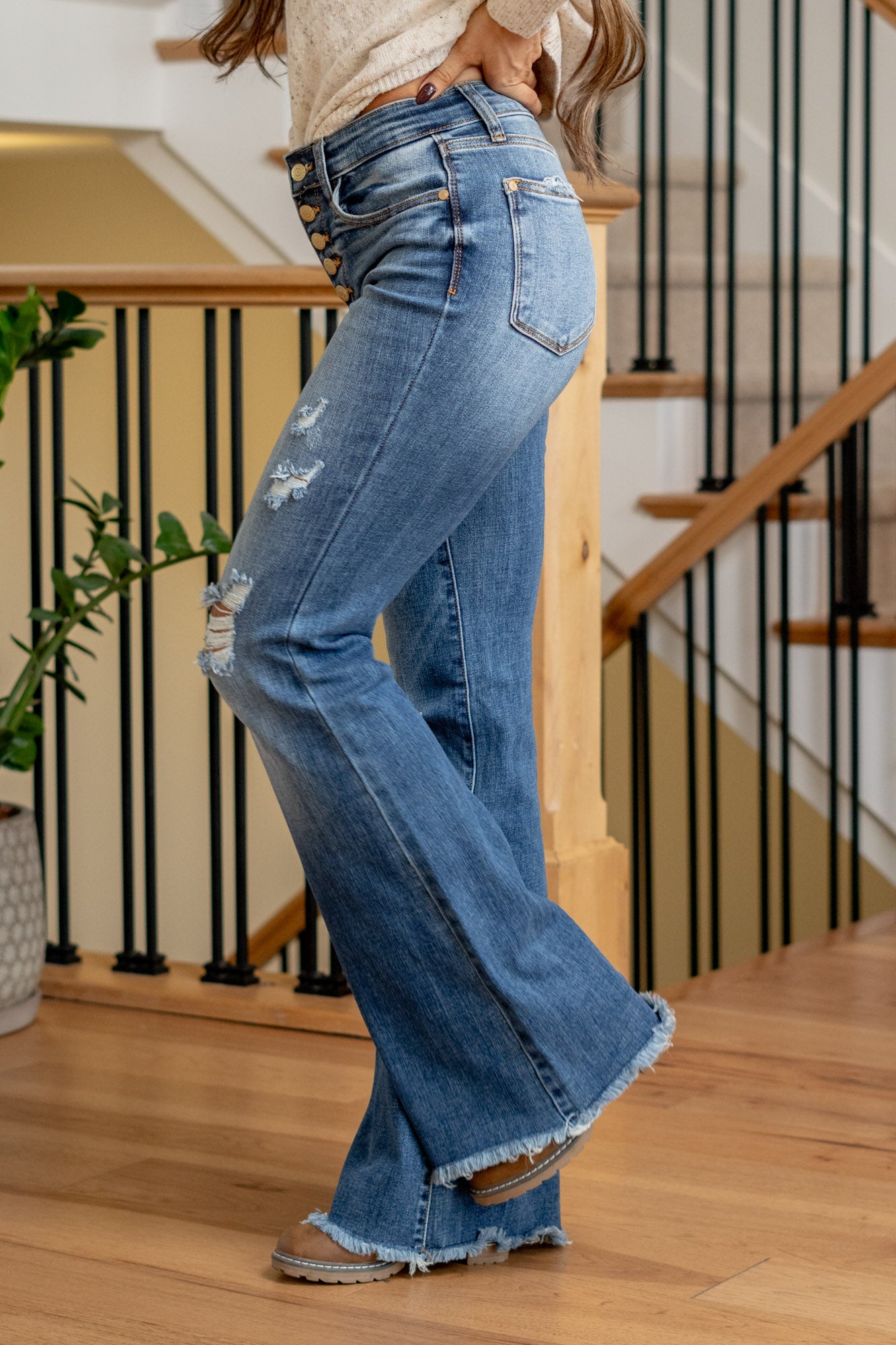 Judy Blue Rustic Flare Jeans