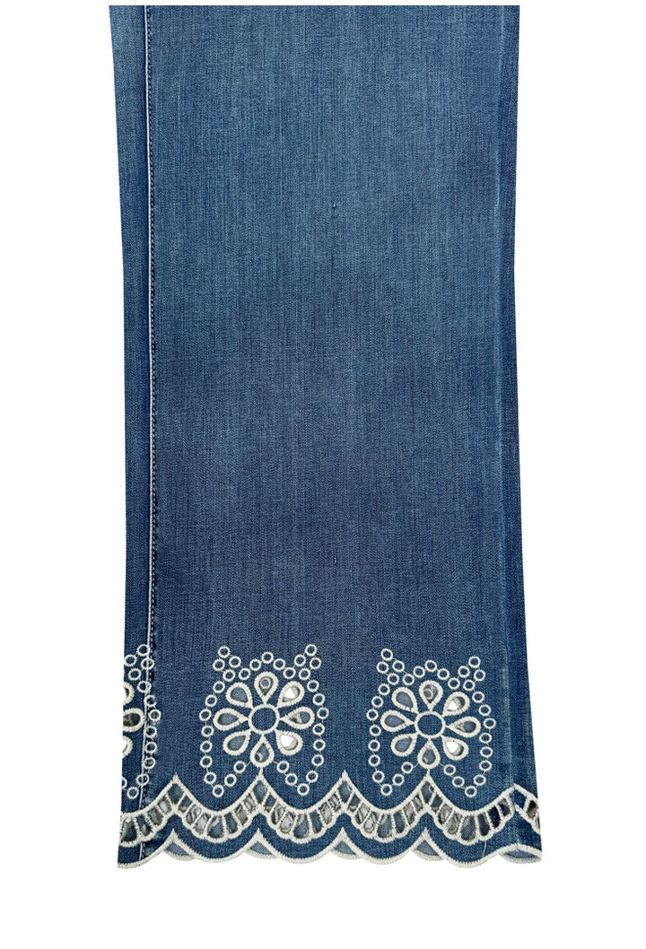 Ethyl Embroidered Jean Hem