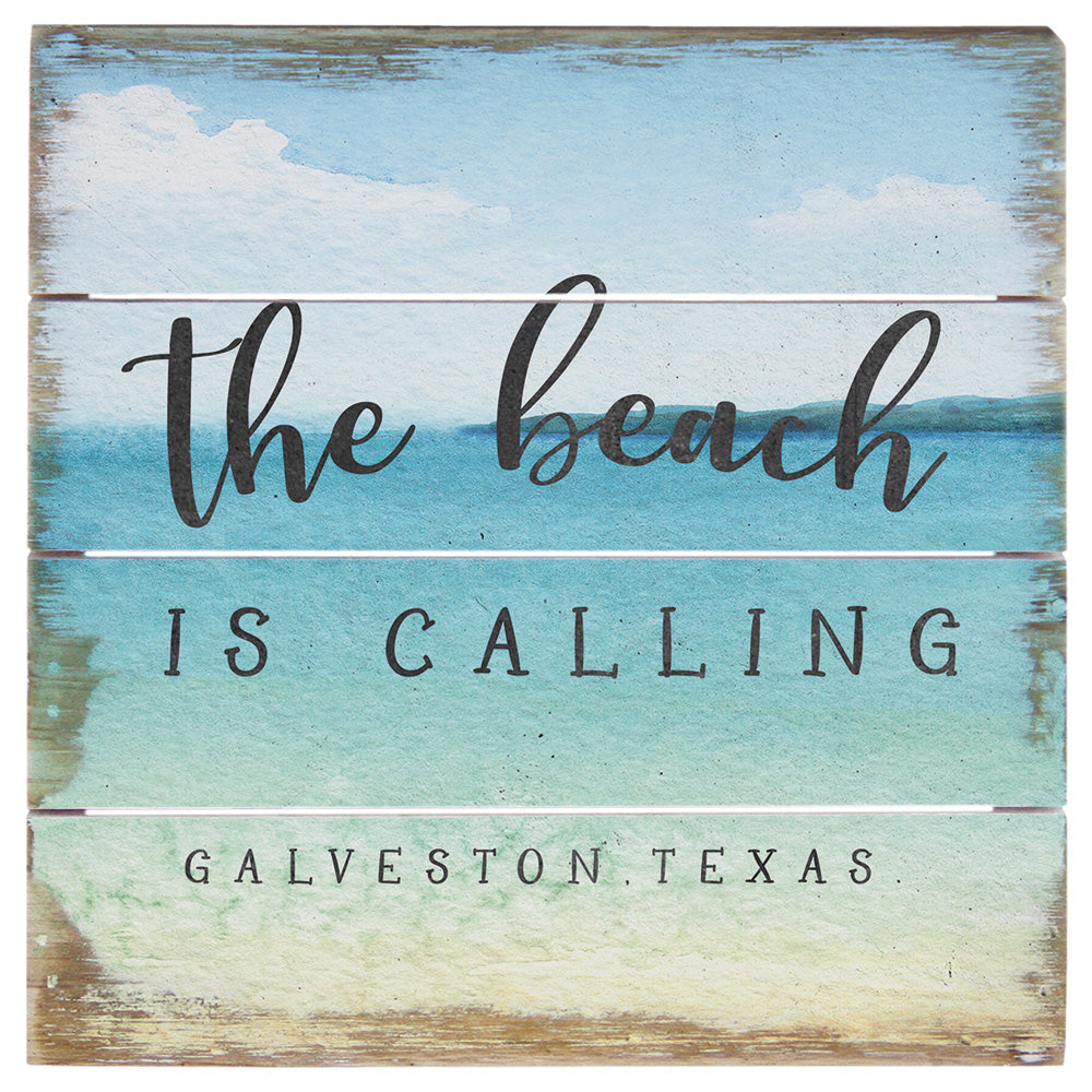 Beach is Calling Plaque