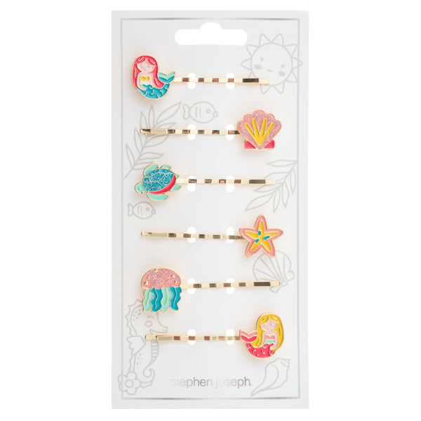 Girls enamel hair pins