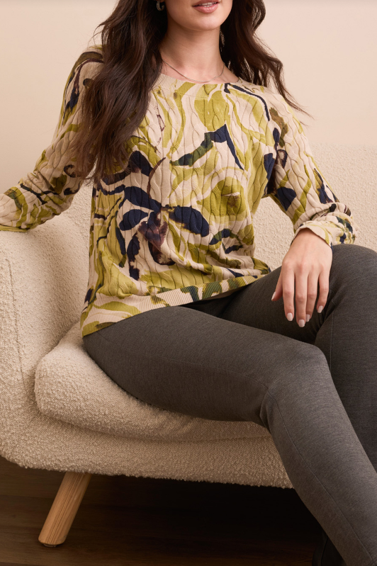 Tribal Crew Neck Sweater