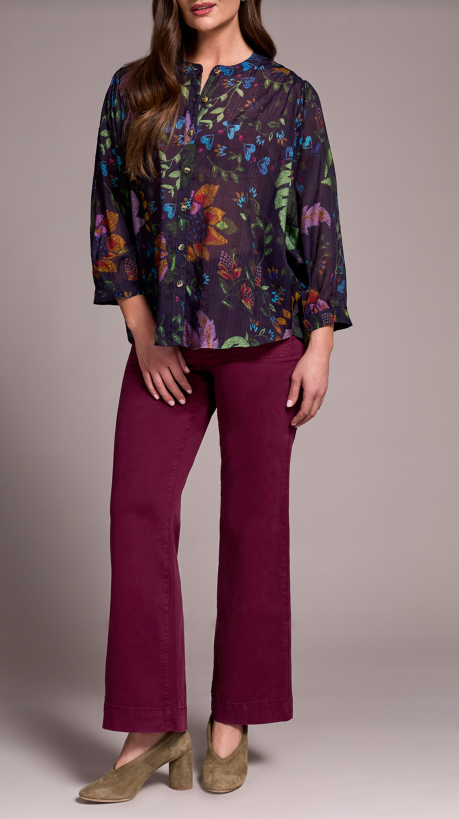 Tribal Flowy Dolman Blouse