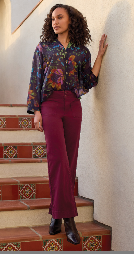 Tribal Flowy Dolman Blouse