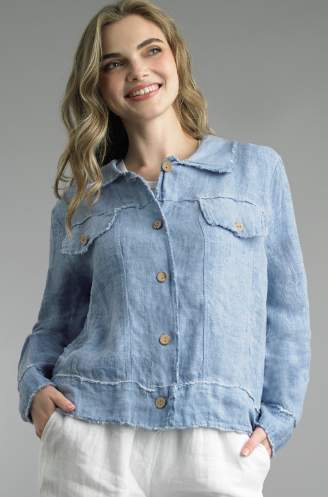 Tempo Linen Jean Jacket