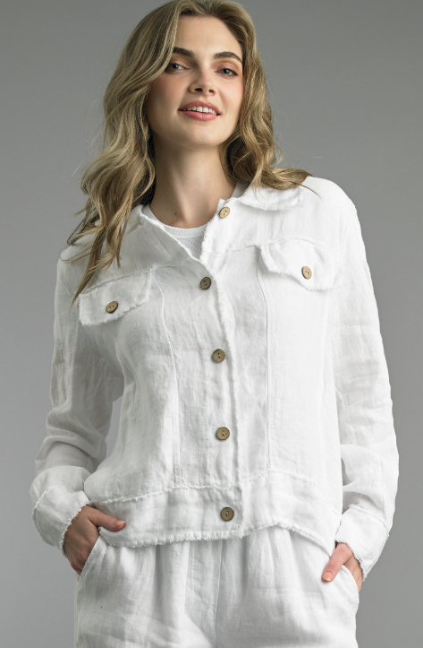 Tempo Linen Jean Jacket