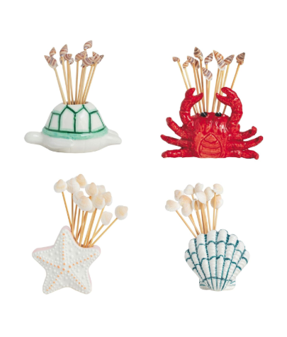 Mud Pie Sea Life Toothpick Caddies