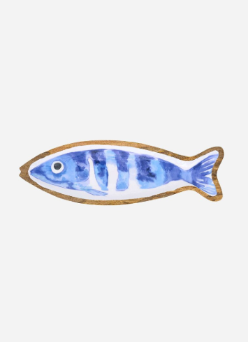 Blue Fish Shaped Tray