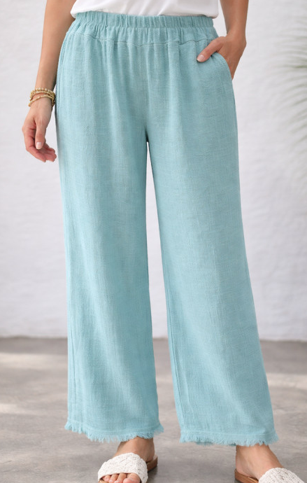 Look Mode Raw Edge Pant
