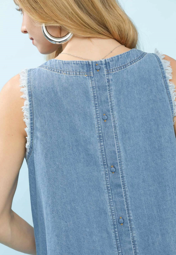 Chambray Top