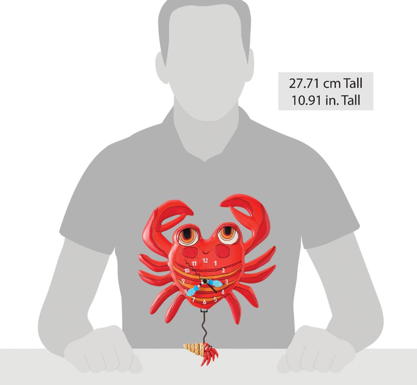 Lil Red Crab Clock