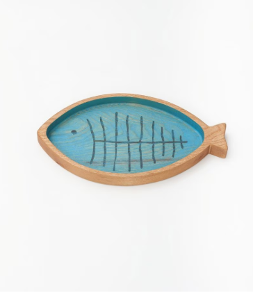 Aqua Bamboo Fish Tray