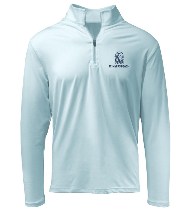 Unisex 1/4 zip Pelican FMB
