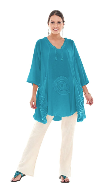 Oh My Gauze Circle Top