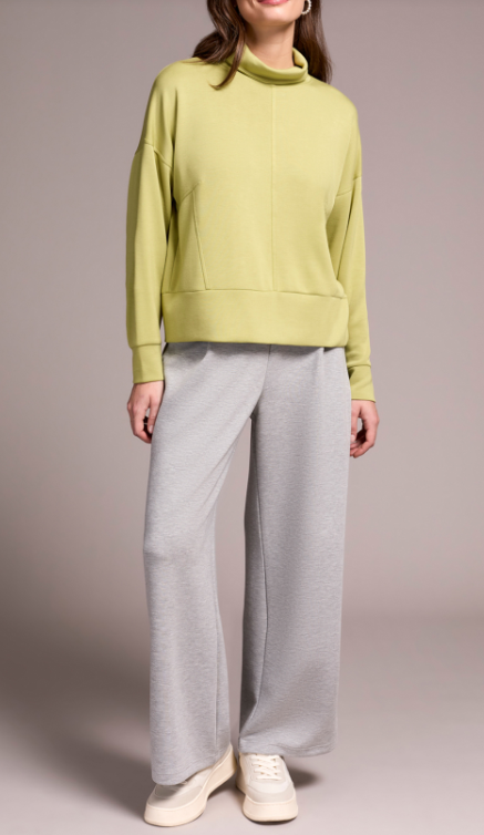 Tribal Long Sleeve Funnel Neck Top