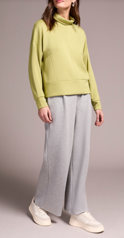 Tribal Long Sleeve Funnel Neck Top