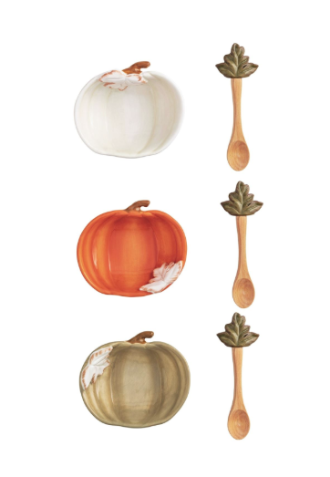 Mud Pie Pumpkin Dip Bowl Collection