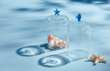 Mud Pie Glass Cannister Collection