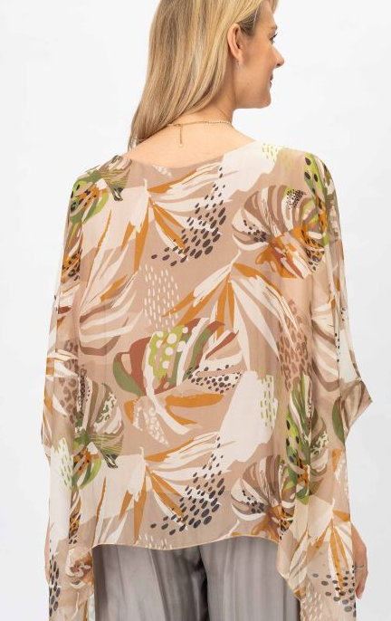 Look Mode Silk Caftan top