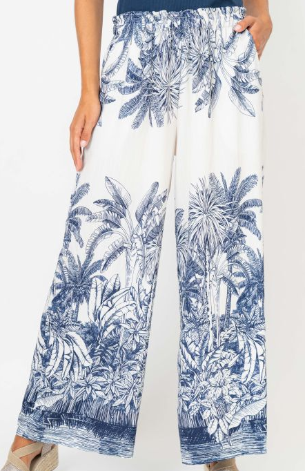 Look Mode Palm Printed Pant