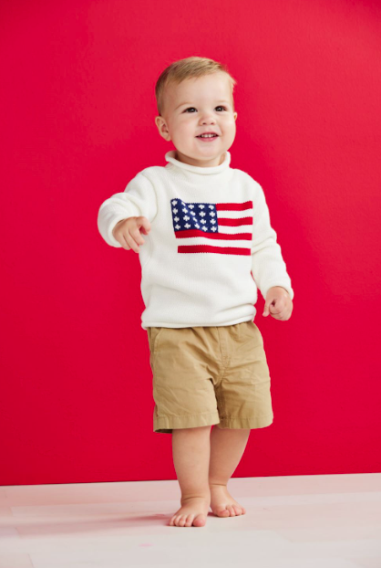 Mud Pie American Flag Sweater