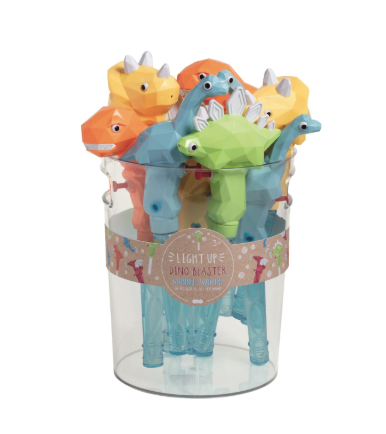 Light Up Dino Bubble Wands