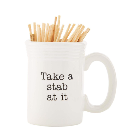 Mud Pie Toothpick caddy
