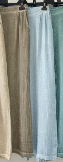 Look Mode Cotton Linen pant