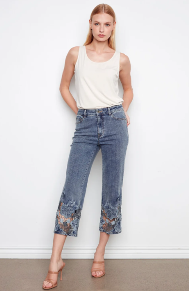 Charlie B Cutwork Jeans