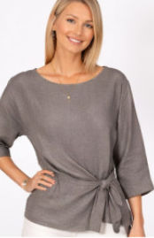 Look Mode Wrap Tie Top