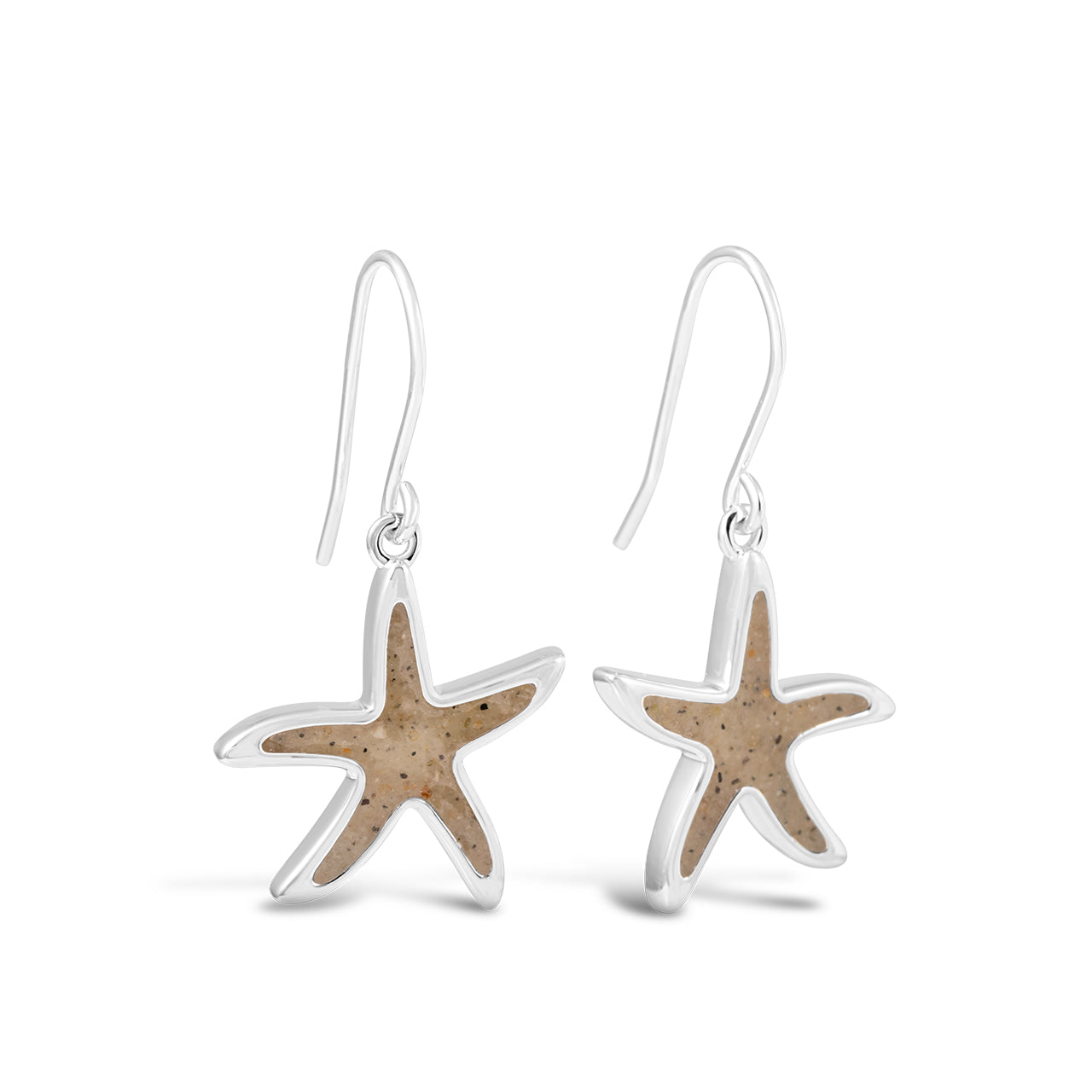 Starfish Drop Earrings (FMB Shells)