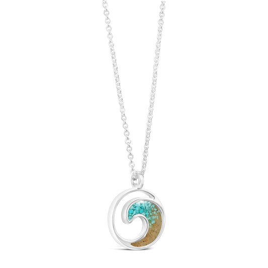 Explorer Wave Necklace - Turquoise Gradient (FMB Sand)