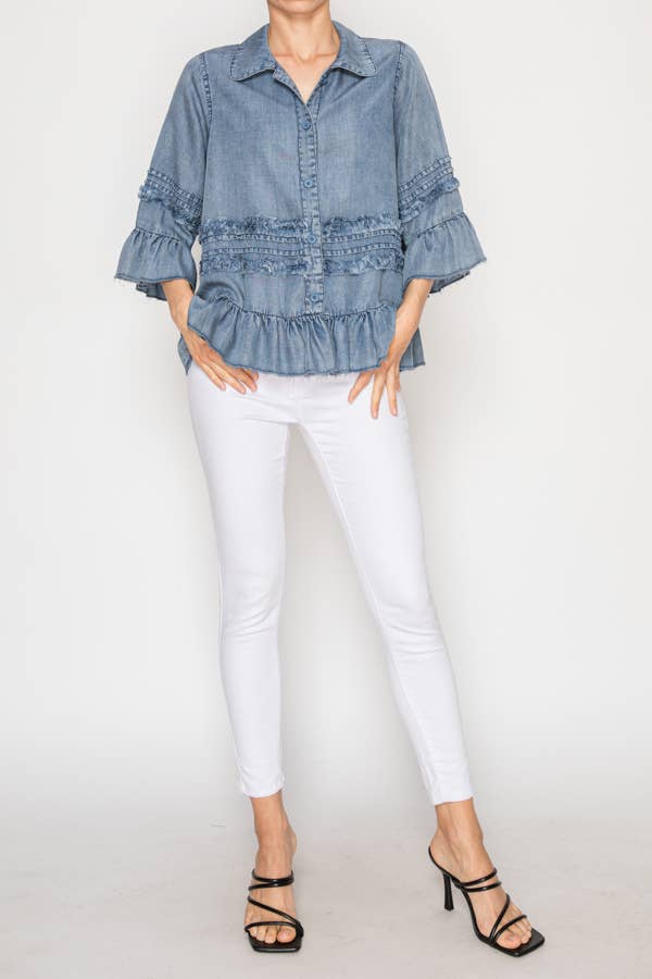Origami Ruffle Jacket