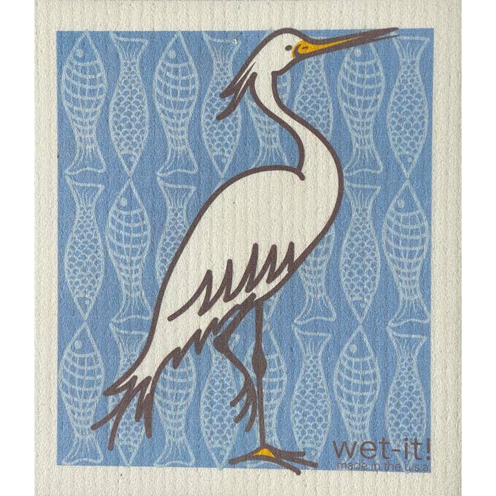 Hungry Heron Swedish Cloth