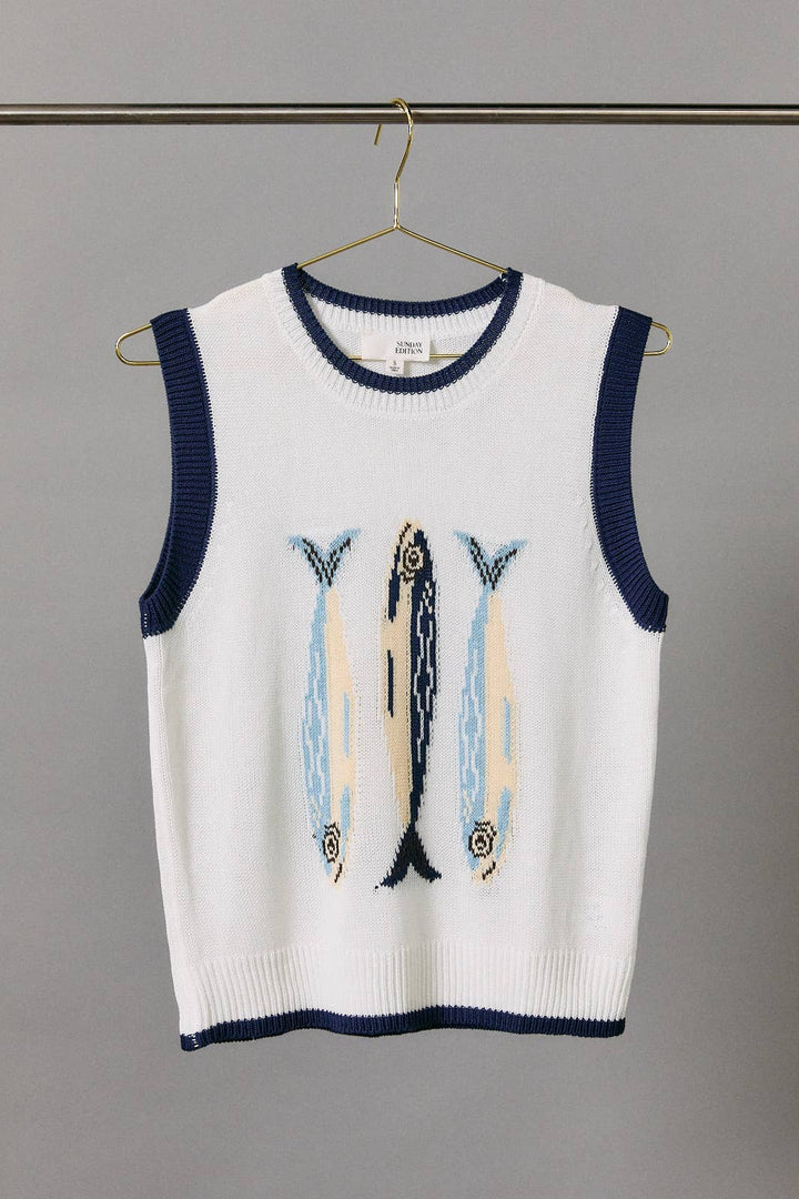 3 Fish Sweater Vest